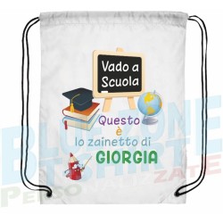 Vado a Scuola - Sacca personalizzata Nido Materna